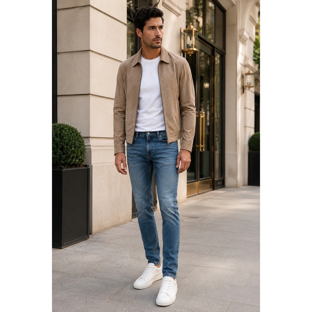 AG Adriano Goldschmied Stockton Skinny Jeans Medium Wash Blue 31 New